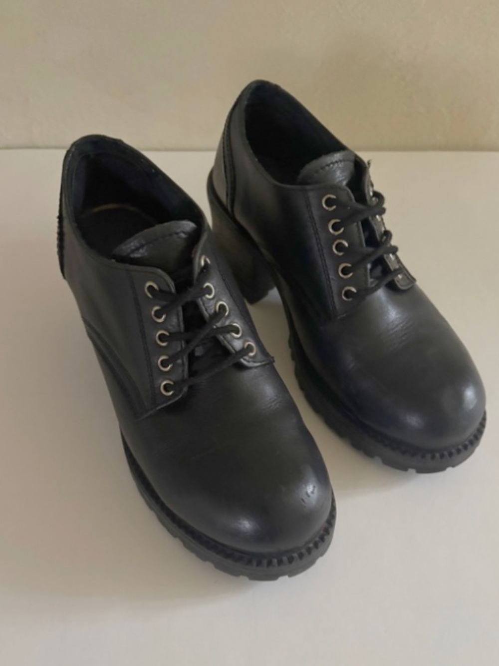 vintage aldo chunky heeled loafers - Picture 2 of 8